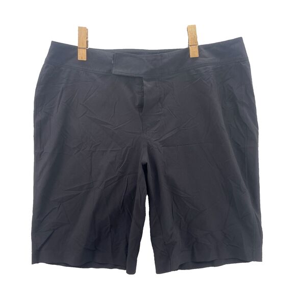 Lululemon Athletica Board Shorts Men's 34x9* Black Swim Trunks Nylon Stretch Run - Picture 1 of 11